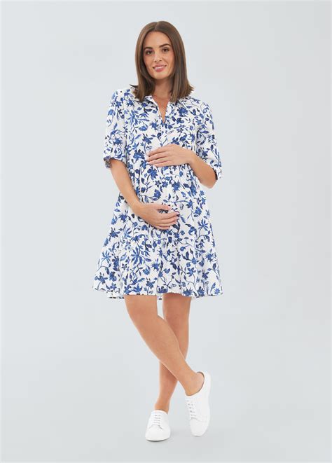 1. The Classic Linen Maternity Dress