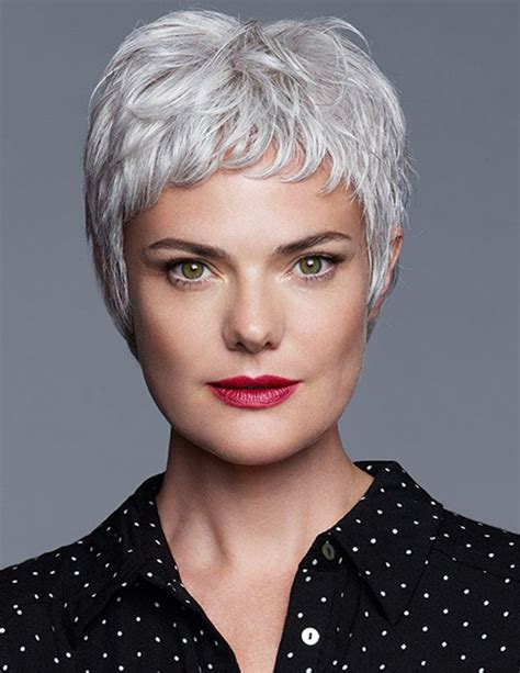 1. The Classic Pixie Cut Gray Wig