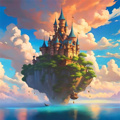 1. The Majestic Floating Castle - A Symphony of Architecture and Engineering