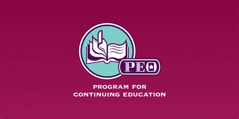 1. The P.E.O. Program for Continuing Education (PCE)