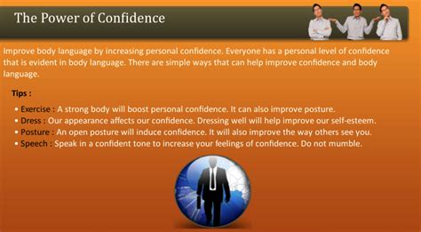 1. The Power of Confidence: