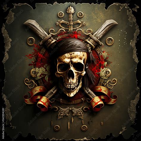 1. The Swashbuckling Skull and Crossbones