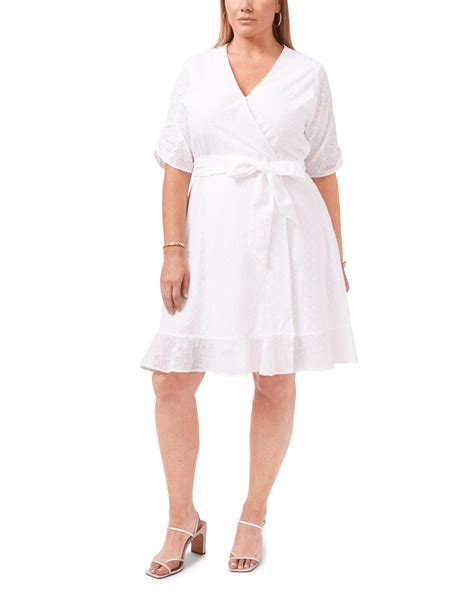 1. The White Wrap Dress: