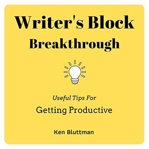 1. The Writer's Block Breakthrough: