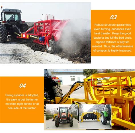 1. Tractor-Mounted Compost Turner Machines