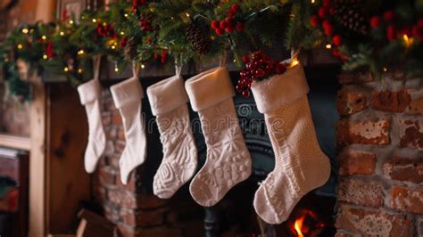 1. Traditional Charm: Hang Stockings from a Mantel or Fireplace