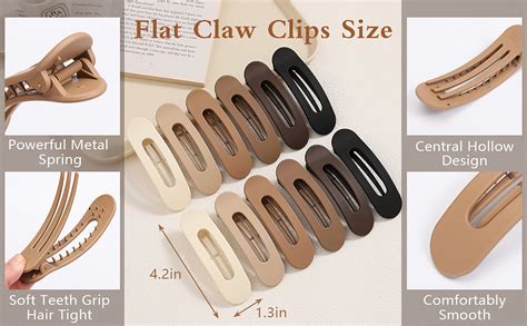 1. Traditional Flat Clips: