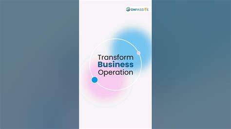 1. Transform Business Operations