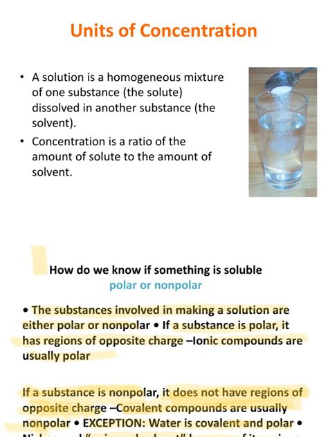 1. Understanding Concentration Units