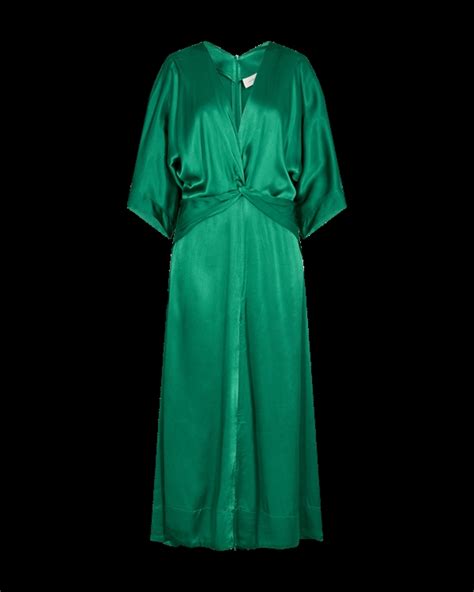 1. Verdant Green Dress: