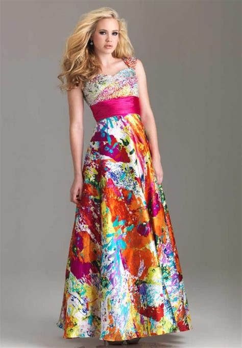 1. Vibrant Dress: