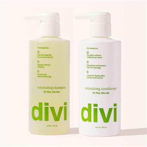 1. Volumizing Shampoo and Conditioner: