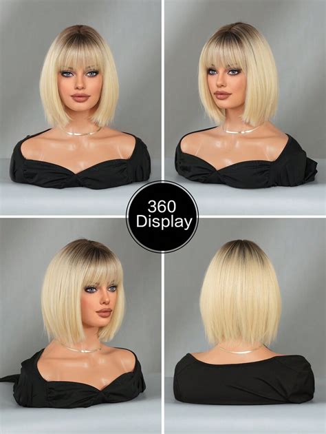 1. WIG ME UP Synthetic Blonde Bob Wig