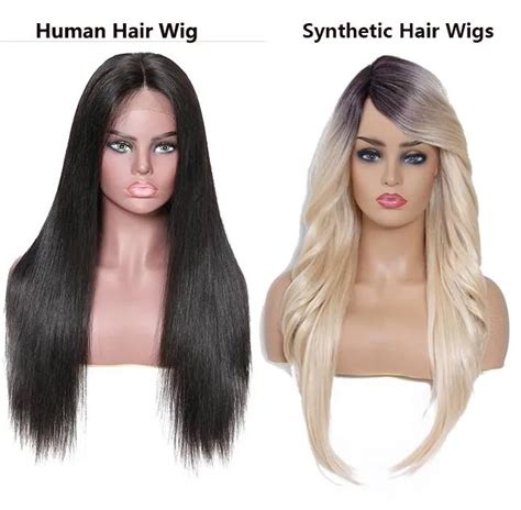 1. Wigs (Synthetic and Human Hair)