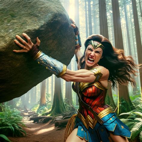 1. Wonder Woman: Superhuman Strength and Unbreakable Spirit