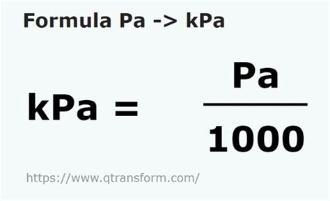 1. kPa to Pa