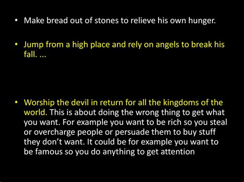 1.1 Temptation of Hunger: