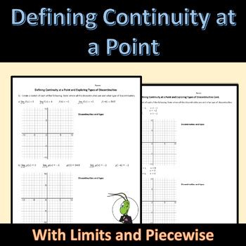1.11 Defining Continuity at a Point
