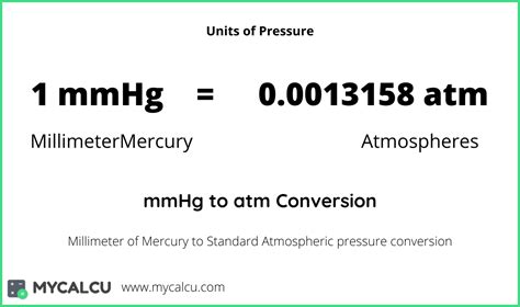 1.2 atm to mmhg