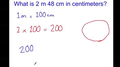 1.2m into cm