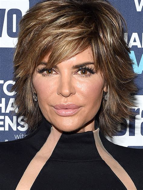 10" Chin Length Lace Front Synthetic Layered Lisa Rinna Wigs