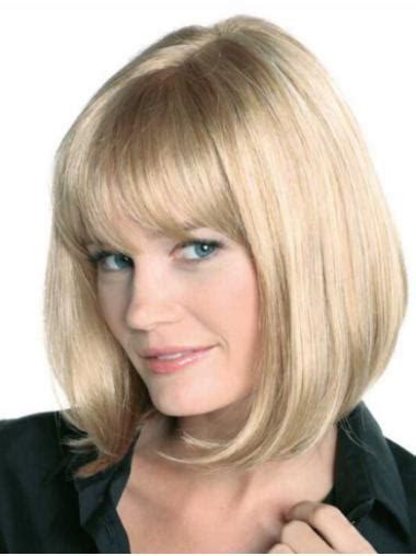 10" Straight 100% Hand-Tied Blonde Fashion Bob Wigs