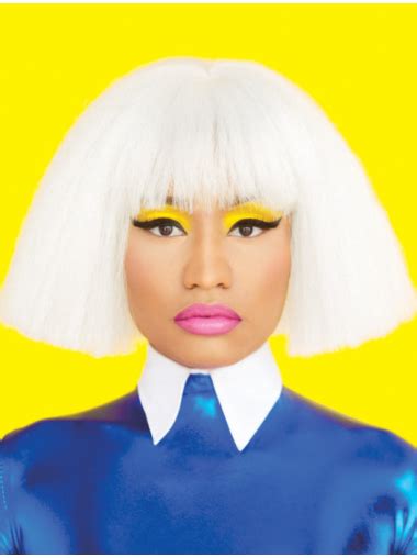 10" Straight White Bobs Nicki Minaj Wigs VS 2025