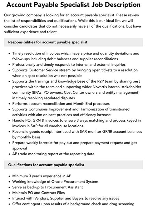 10,000+ Account Payable Specialist Jobs: A Comprehensive Guide to a Lucrative Career