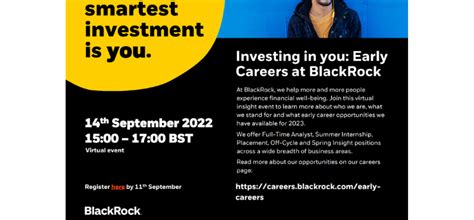 10,000+ BlackRock Early Careers: A Gateway to Financial Stardom