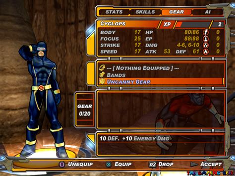 10,000+ Character X-Men Legends 2 Auto Stats Guide