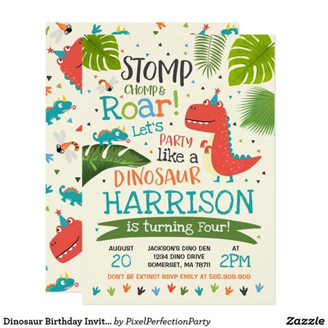 10,000+ Dino Invitation Ideas to Roaar About