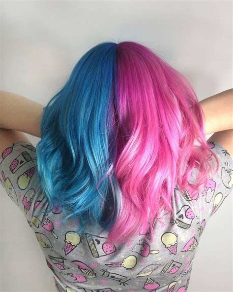 10,000+ Hairstyling Ideas: Split Colored Hair in 2023