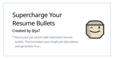 10,000+ Resume AI Bullets to Supercharge Your Job Hunt