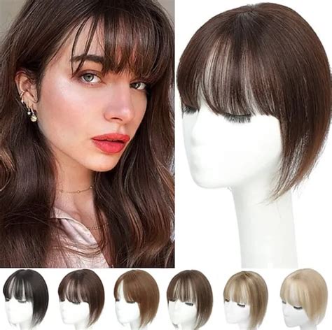 10,000+ Styles: Human Hair Toppers with Bangs