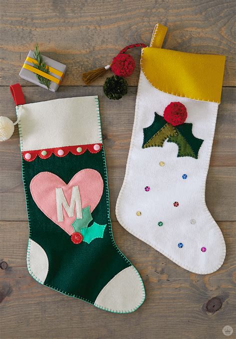 10,000+ Ways to Create Unique Felt Christmas Stockings