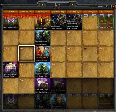 10,000+ WoW Event Calendar: The Ultimate Guide to Every WoW In-Game Event