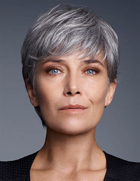 10,000+ Young Fashion Great Short Hair Cut Grey Wigs