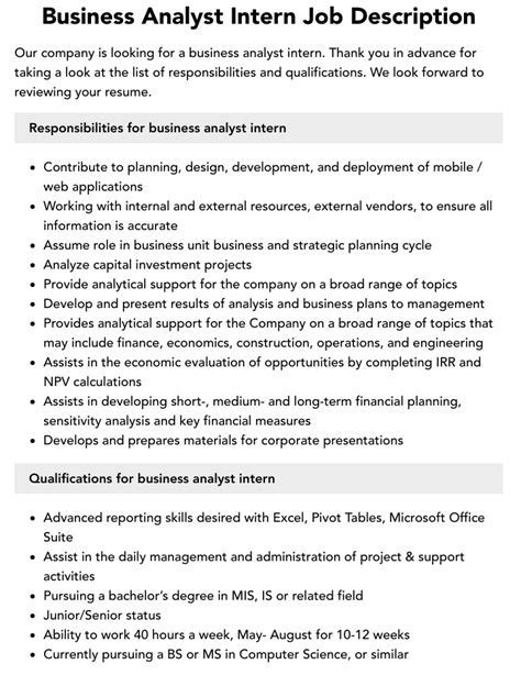 10,000 Business Analyst Interns Needed by 2025!