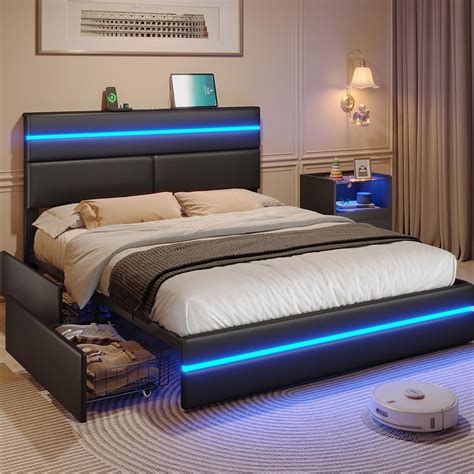 10,000 Character Comprehensive Guide to Bed Frames with LED Lights