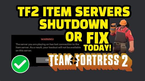 10,000 Hours Lost: TF2 Item Server Down