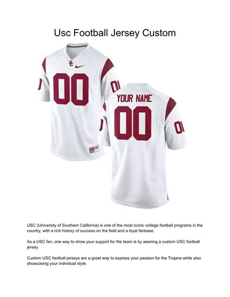 10,000 Reasons to Own a USC Jersey