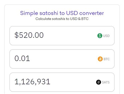 10,000 Satoshi to USD: Convert Your Bitcoin Easily