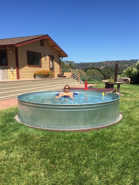 10,000-Galvanized Stock Tank Pool: A Splashing Summer Solution