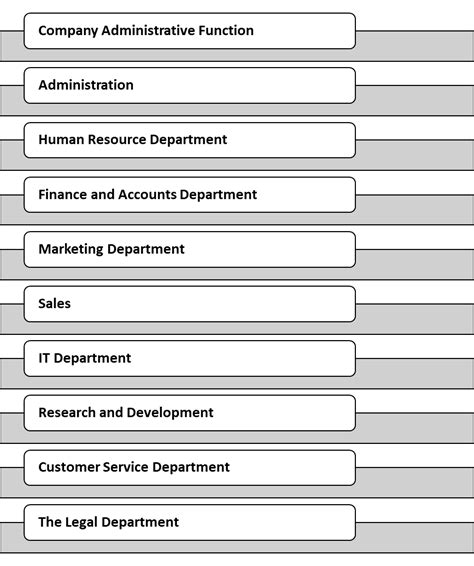 10+ Essential Departments in a Modern Company