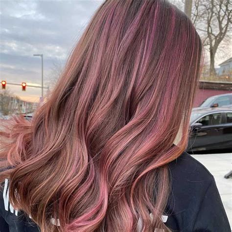 10+ Ravishing Brown Hair with Pink Highlights: A Guide to Elevate Your Style