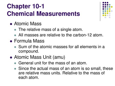 10 1 Chemical Measurements Answer Reader