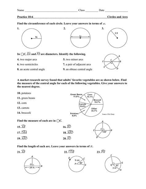 10 6 standardized test prep circles and arcs answers pdf PDF