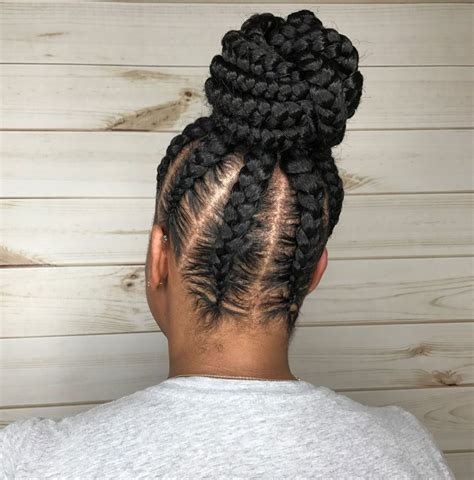 10 Braid Bun Hairstyles for Black Hair to Turn Heads