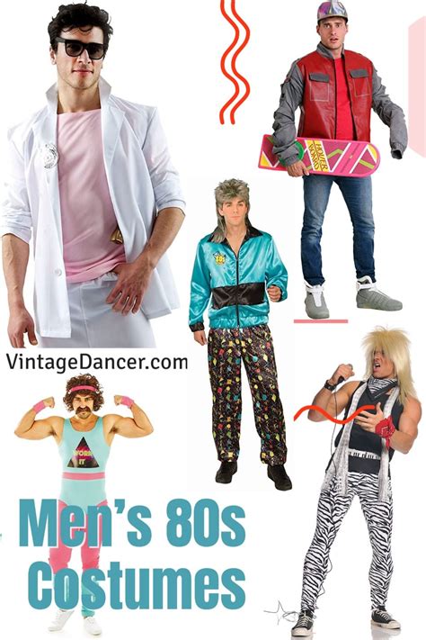 10 Captivating 1980's Men's Costume Ideas for a Groovy Blast from the Past