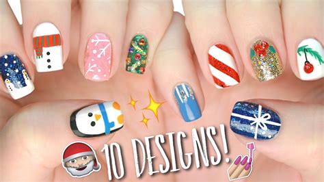 10 Easy Christmas Nail Art Ideas for Beginners